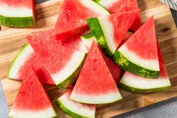 Sweet Organic Raw Watermelon Slices
