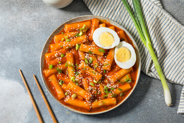 Spicy Homemade Korean Tteokbokki