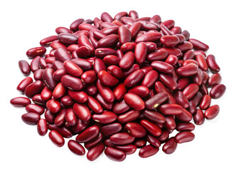 Kidney beans (red) seeds isolated on white background png