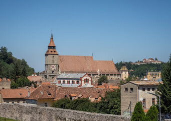Fototapeta premium The Black Church the most famous religious monument in Brasov, Romania.