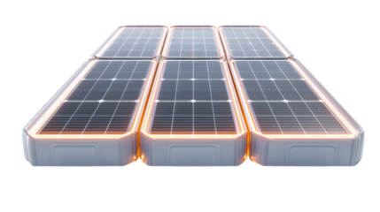 Capturing clean energy with modern solar panels glowing with innovation and sustainable power.