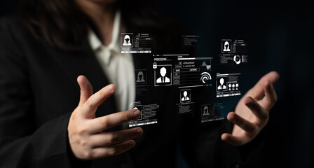 ID security ensures personal data protection with secure login systems, digital identity...