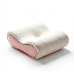 ergonomic pillow designed for comfort in soft colors for relaxing and supporting
