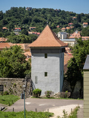 The Arts Tower in Brasov, Transylvania. 
