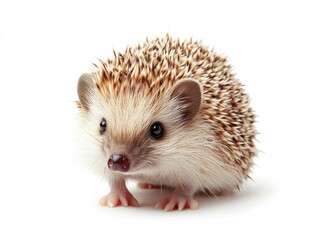 Obraz premium Cute hedgehog, small and adorable