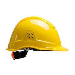 Yellow Construction Hard Hat, isolated on transparent background