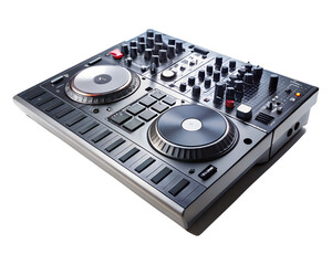 Fototapeta premium Dj controller isolated on transparent background