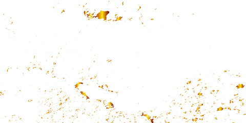 Vector gold particles confetti glitter on transparent background. Gold sparks and doted golden glitter special light effect celebration background.	
