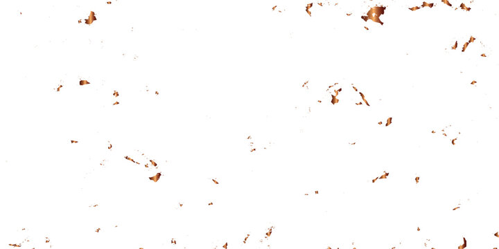 Vector gold particles confetti glitter on transparent background. Gold sparks and doted golden glitter special light effect celebration background.	
