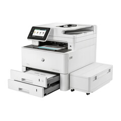 laser printer isolated on white