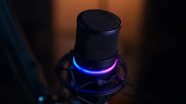 RGB Mic Studio Recording.