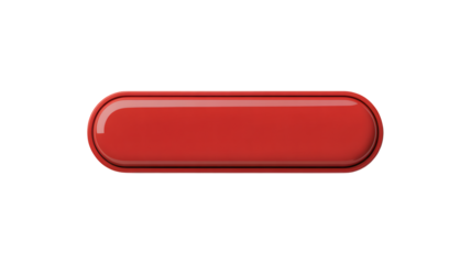 Vibrant red button graphic for urgent call to action needs