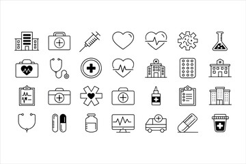 Set of vector icons for web and business design