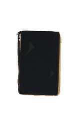 Old book isolated on white background. Clipping path included for easy extraction.