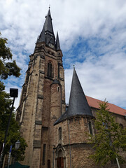 Kirche, Turm, Baum, Himmel