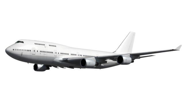 Commercial jumbo jet ready to fly, a symbol of global travel