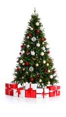 Christmas tree with presents