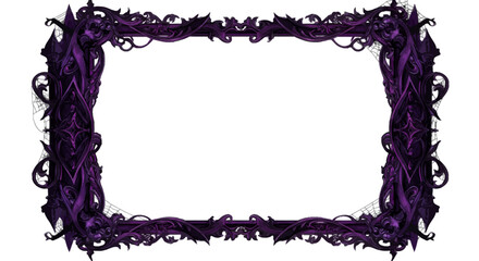 Gothic frame dark fantasy ornate border with bats and stars halloween decoration creepy elegant high quality professional