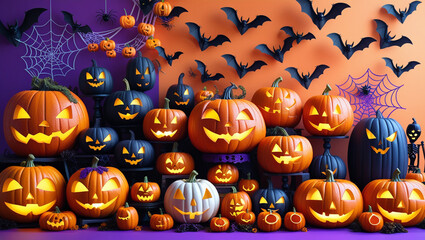 halloween pumpkin background