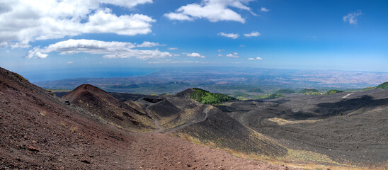 Panoramic view of the 