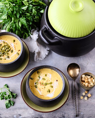 Enjoy a Delicious and Creamy Soup, Perfectly Crafted with Fresh