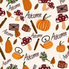 Autumn seamles pattern 