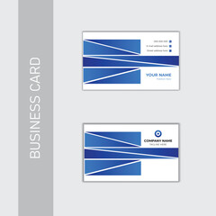 Corporate modern identity card design template.