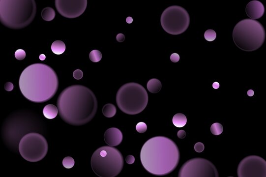 Purple Bubble Glow Background
