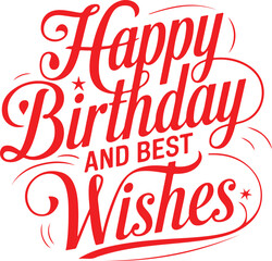 Personalized Birthday Typography T-Shirt