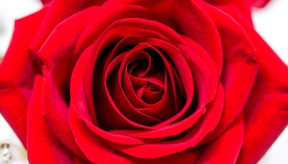 Naklejka premium Close-up of a vibrant red rose (10)