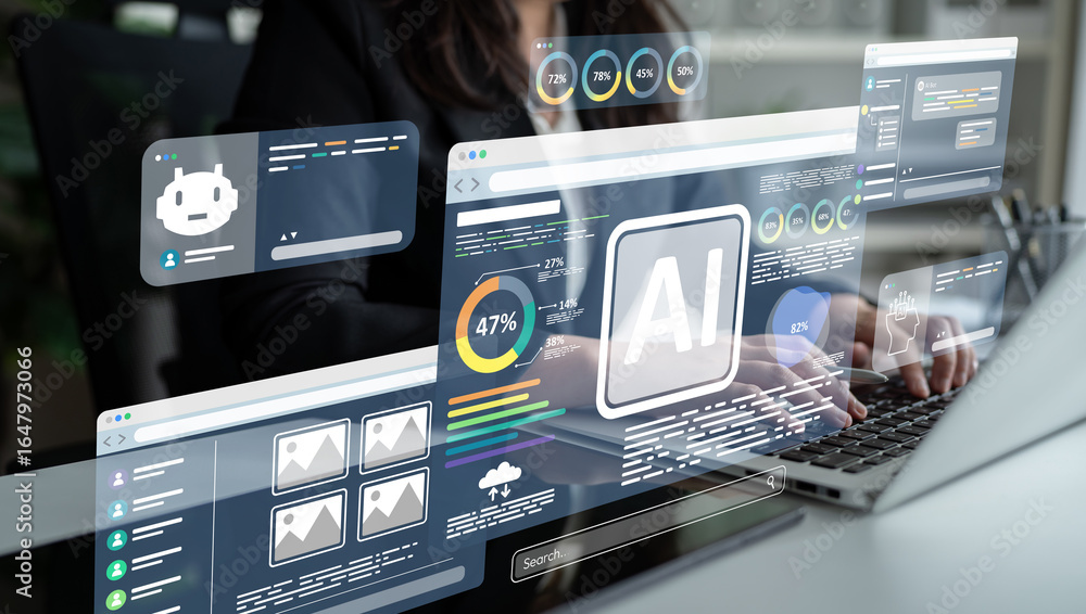 Poster ai assistant with llm, big data, machine learning, and generative ai powers prompt engineering and s