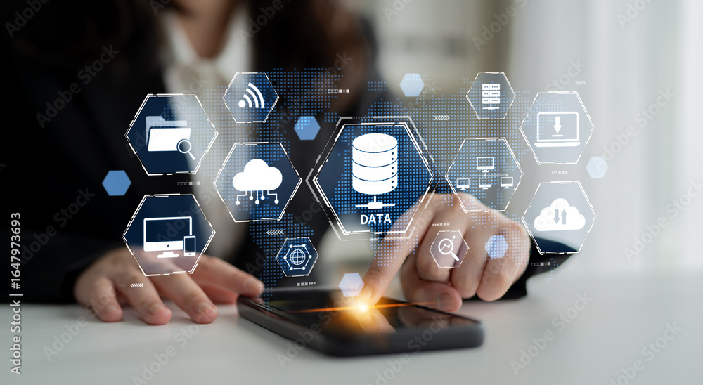 Poster cloud computing, cloud strategy, and cloud technology transforming digital infrastructure with scala