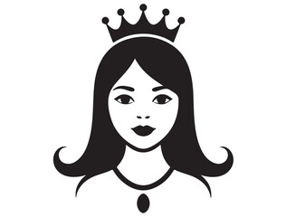 PRINCESS HEAD SILHOUETTE