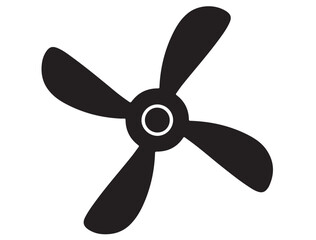 Obraz premium PROPELLER SILHOUETTE