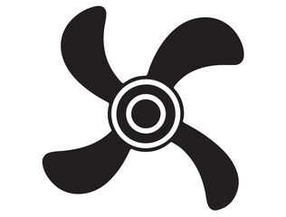 Obraz premium PROPELLER SILHOUETTE