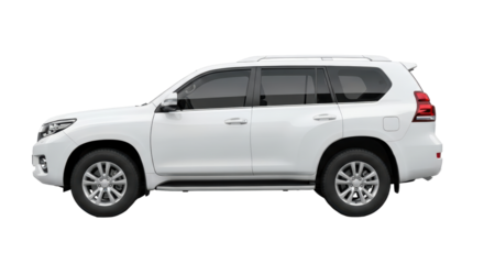 Isolated White Car