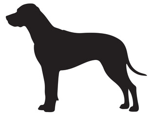 RHODESIAN RIDGEBACK DOG SILHOUETTE