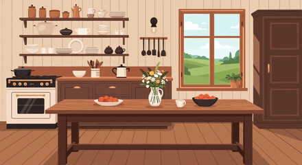 modern kitchen interior