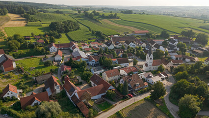 Discover the stunning Holledau hop fields near Pfaffenhofen, one of the world's largest hop-producing regions