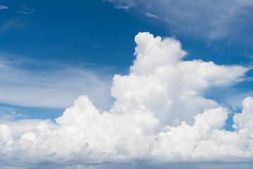 Cloudy atmospheric backdrop. Morning sky with cloud. Sky and cloud formation. Weather cloudscape....