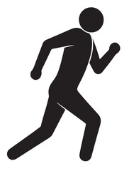 RUNNING ICON SILHOUETTE