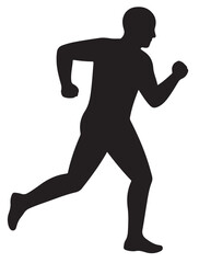 RUNNING ICON SILHOUETTE