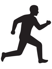 RUNNING ICON SILHOUETTE