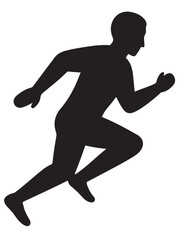 RUNNING ICON SILHOUETTE