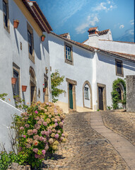 Fairytale medieval village streets of Marvão, Alentejo, Portugal