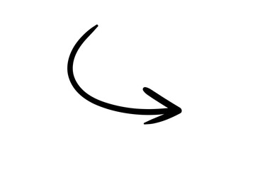 Fototapeta premium arrow on white background, dircection arrow sign