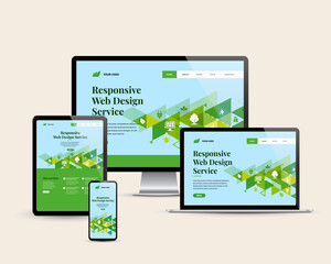 Mockup responsive ecology