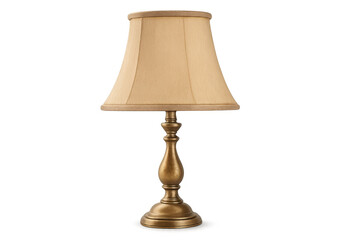 Obraz premium Elegant table lamp illuminating design with transparent background