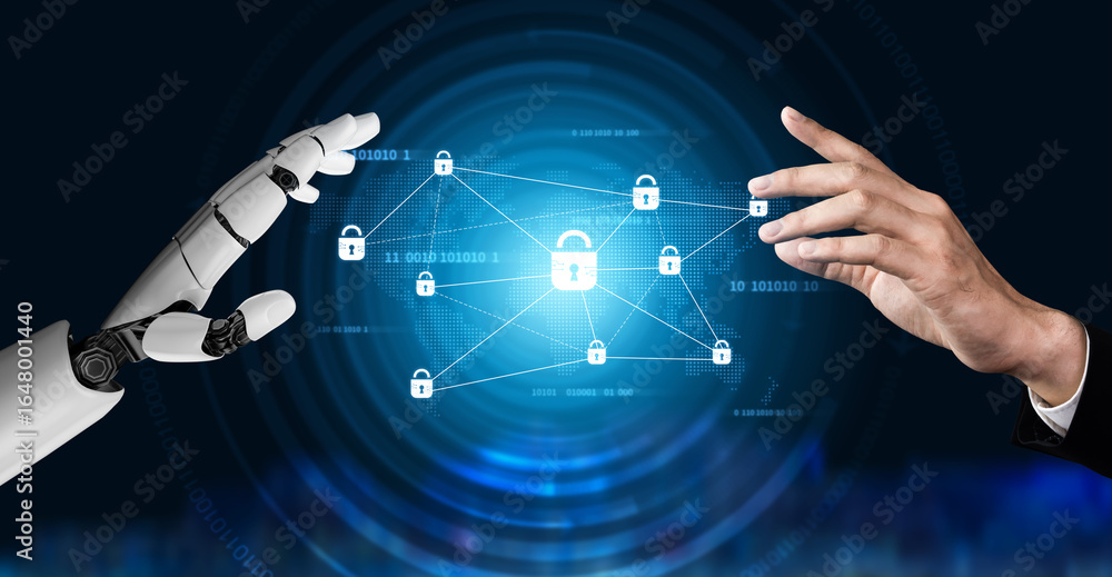 Poster ai strengthens cybersecurity with smart threat detection, virtual firewalls, and automated systems t