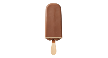 Isolated Chocolate Popsicle